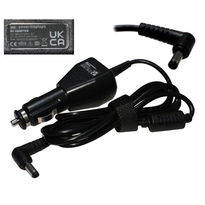 Power4Laptops Adaptateur CC chargeur de voiture alimentation pour ordinateur  portable compatible avec KUU Xbook - Cdiscount Informatique