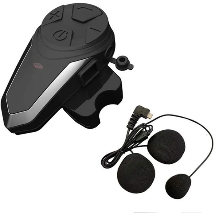 1 Jeu D'interphone Pour Casque De Moto Avec Une Distance De 1 000