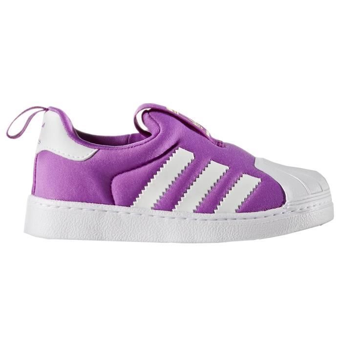 ADIDAS ORIGINALS Baskets Superstar Chaussures Bébé Fille Violet et blanc -  Cdiscount Chaussures