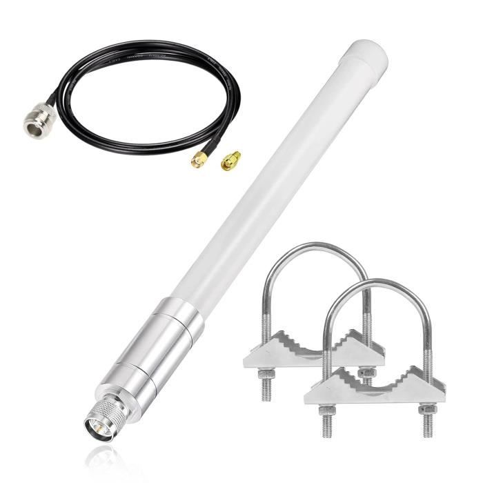 Antenne Hélium 3 DBi 868 MHz Tiardey – Antenne LoRa Fibre De Verre Extérieur – Pour Passerelle Et Mineurs