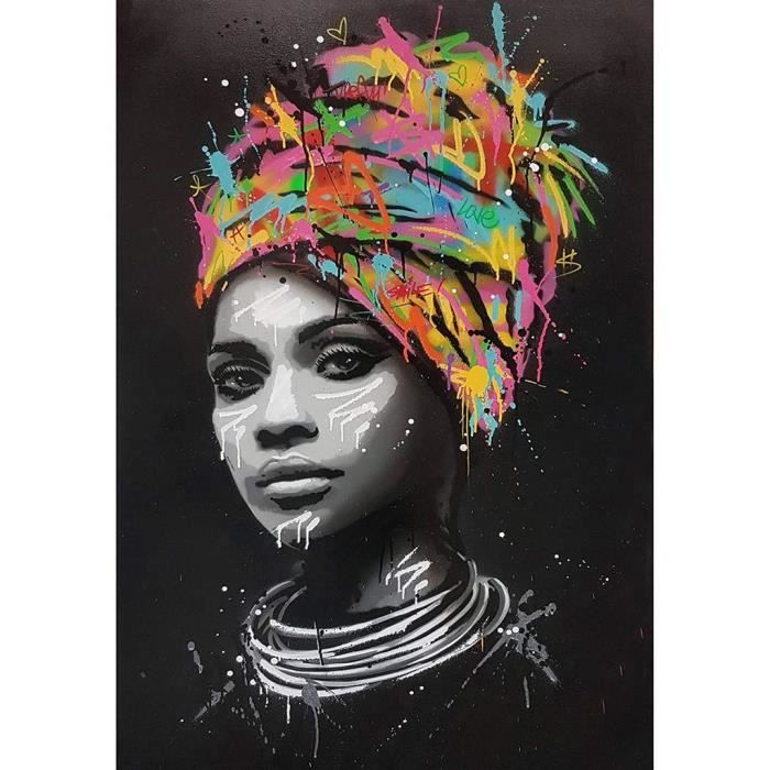 Millenniums 5D Bricolage Diamant Peinture Abstraite Femme Africaine  Peinture Murale Point de Croix Peinture Kits DIY DécAAE453448 - Achat /  Vente tableau - toile - Cdiscount