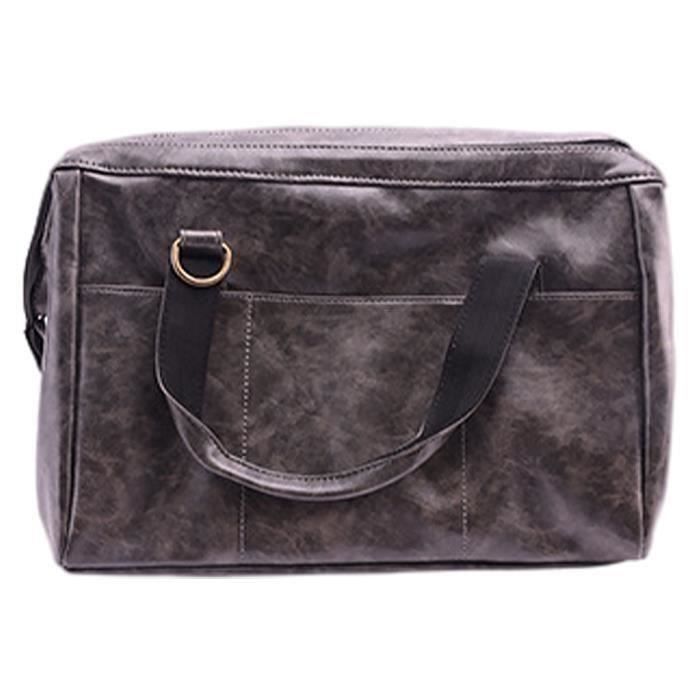 Trousse Holster Pour Coiffeur En Simili Cuir - Bandoulière Ou Ceinture - 22cm - Neuf