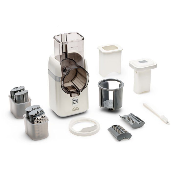 Râpe à légumes électrique - multifonction - SOLIS - Multi Slicer 8402 - Sans BPA - 5 lames interchangeables - 80 W