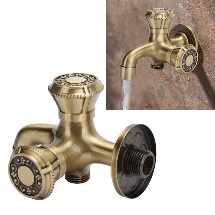 Veemoon Robinet D'eau Froide à Poignée Unique Pour Buanderie Et Salle De Bain à Ouverture Rapide