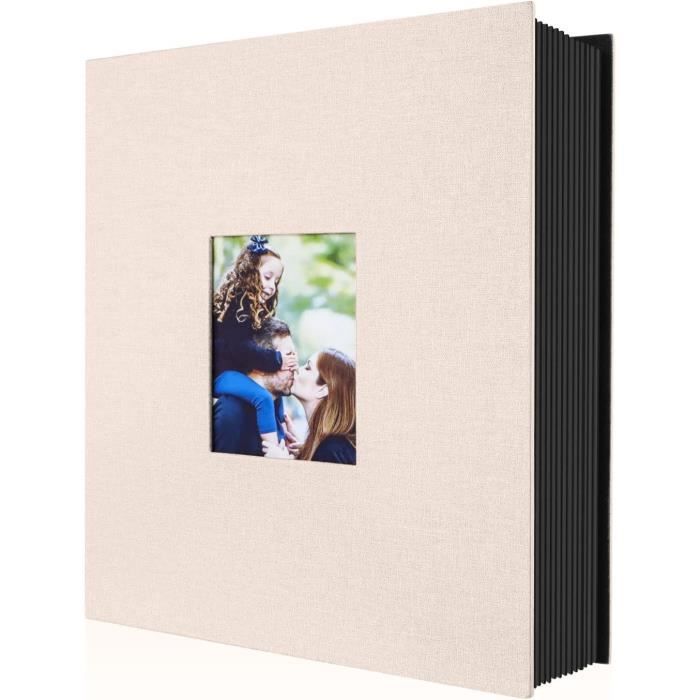 Album Photo 10x15 400 Pochette, Lin Tissu Album pour Vertical Photos[S1]