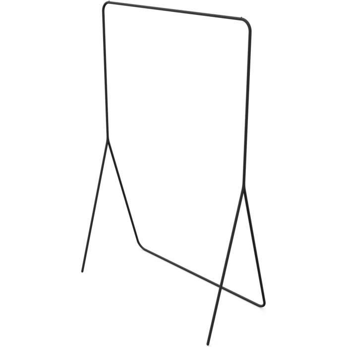 Portant à Vêtements Minimaliste – Métal Blanc, 150x100x45 Cm, Rangement Dressing