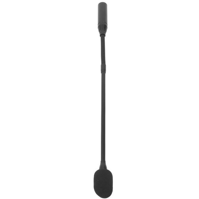 Support Microphone Col De Cygne - Bras Flexible 18,5 Pouces - Pince De Bureau - Noir - 6