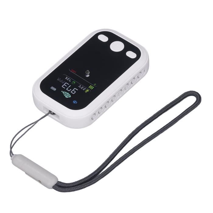 Moniteur De Qualité De L'air, Détecteur De Radon, Grand écran LCD