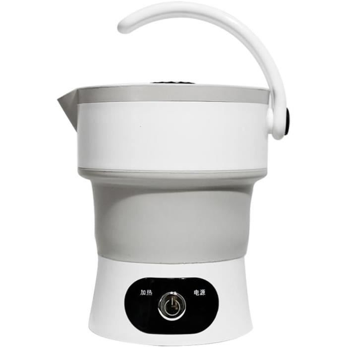 Bouilloire Pliable 600 Ml - Bouilloire électrique En Silicone Avec Fond En Acier Inoxydable Mini Bouilloire De Voyage Portable Pour Camping Voyage Vacances Bleu 90386355