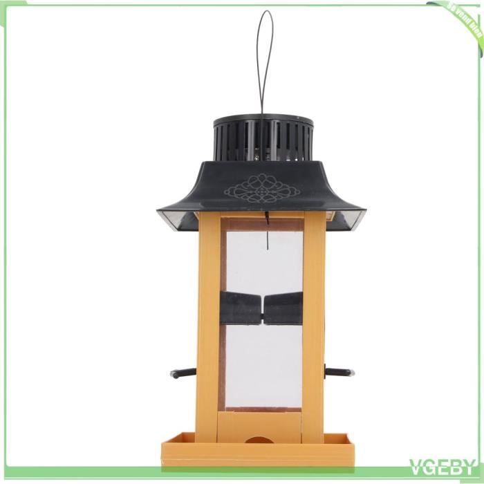 Comparer les prix de Mangeoire à oiseaux solaire - VGEBY - Facile à Remplir - Alimentation Nocturne - Utilisation Durable