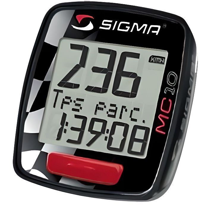 Compteur digital multifonctions Sigma MC10 pour moto vélo scooter cyclo 50  - Cdiscount Auto