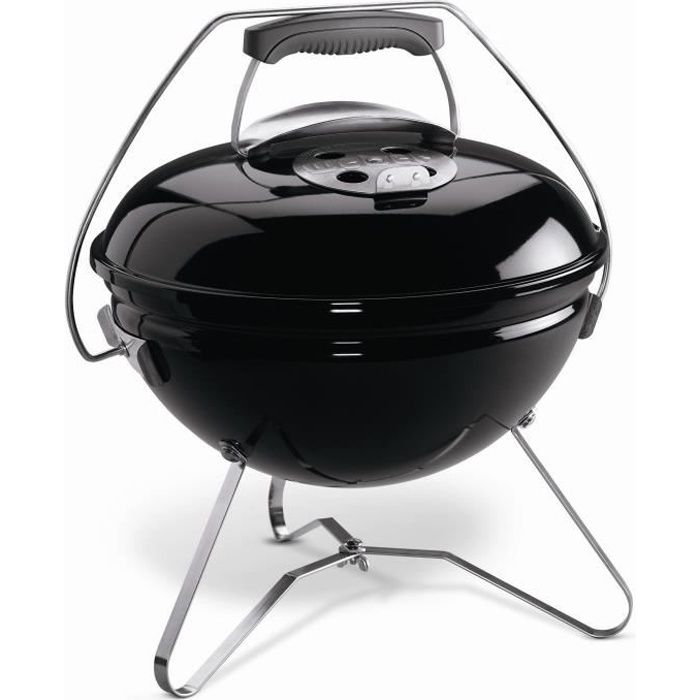 Barbecue charbon - WEBER Smokey Joe -Ø37cm - Noir