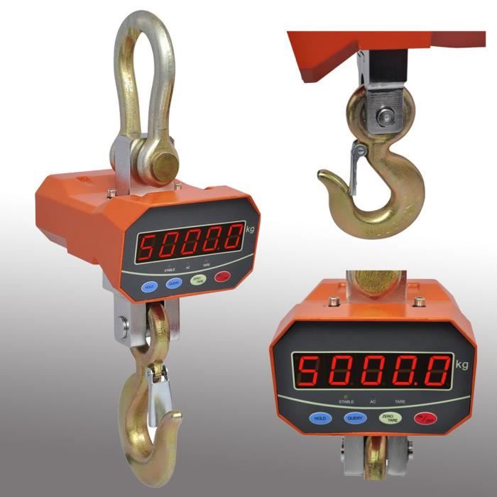 Crochet Peseur Ultra Leger Avec Manille Et Crochet Tournantes Fonction Hold Poids Est Constamment Affichee Permettant De Fixer Achat Vente Dynamometre Balance Peson Peseur Pour Grue Ou P Cdiscount