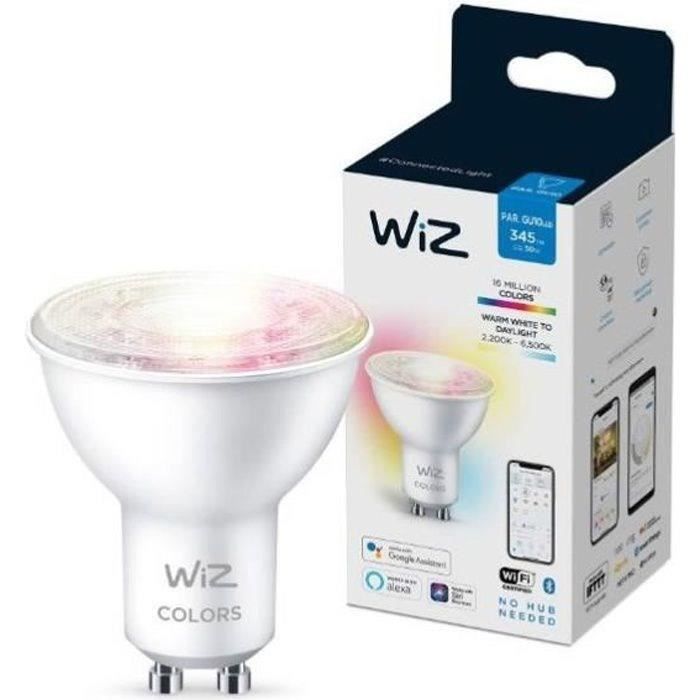 WiZ Ampoules LED Connectée couleur GU10 50W - Cdiscount Bricolage