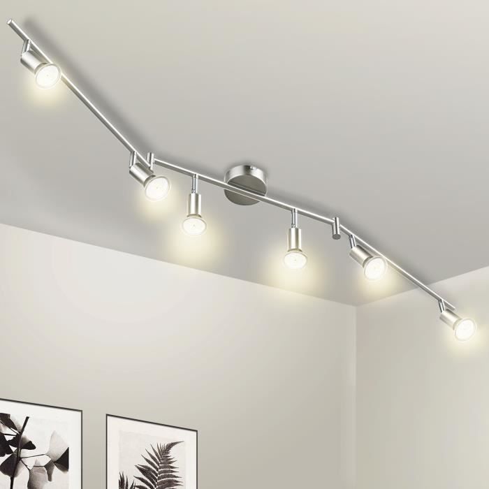 Blanc-4000K Dr.lazy 10W LED Plafonnier Spots lampe,Spots de plafond,Applique de Plafond spots plafond orientables,LED Plafonniers,/Éclairage de plafond,IP20,10x10x7cm