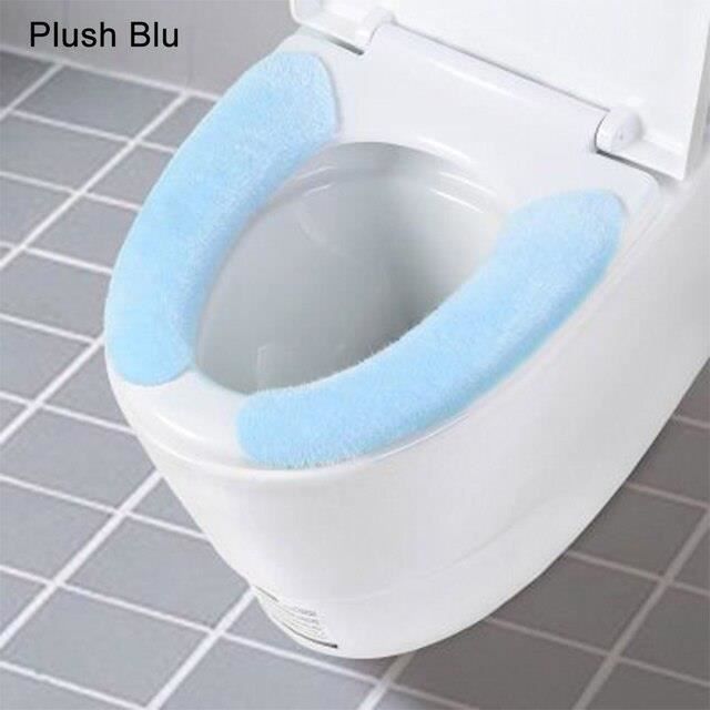Housse De WC,ZUZER 3pcs Housse De Siège De Toilette Abattant WC