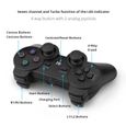 Manette Bluetooth sans fil pour manette PS3 Console sans fil pour Playstation 3 manette de jeu Joypad jeux accessoires|Noir-1