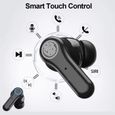 Écouteur Bluetooth Ecouteur Bluetooth Eacutecouteurs sans Fil Bluetooth 51 avec Mini Boicirctier 30g TWS Steacutereacuteo Oreill97-1