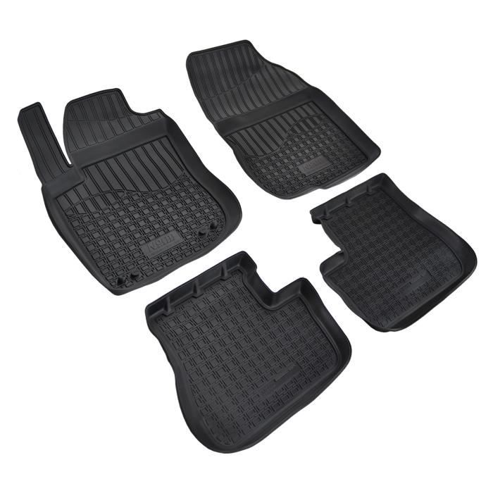 Tapis Auto Sur Mesure Pour Peugeot 208 (2012-2019) – Set Avant Conducteur + Passager, Fabrication Italie