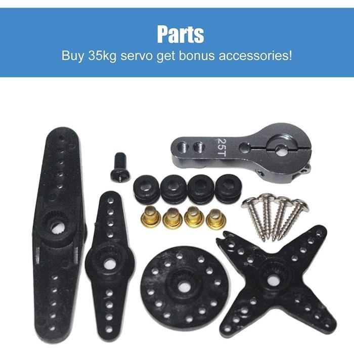 Servomoteur numérique - Yunique France - DS3230 PRO - 30KG - Caméra 25T - Étanche - Jeux - Jouets