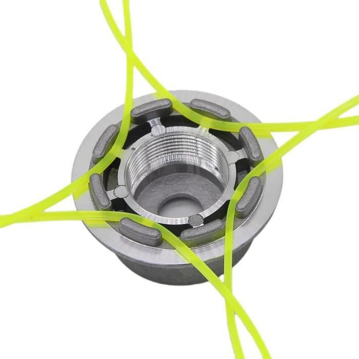 Tête De Débroussailleuse Universelle En Aluminium 4 Fils - Pour Jardin, Pelouse Et Patio