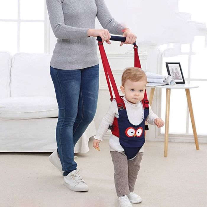 Harnais Bebe Marche, Aide à la Marche Bébé Enfant Ajustable, Harnais de Sécurité pour Bébé, avec