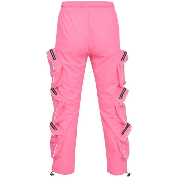 Pantalon De Jogging Cargo Pour Enfants 6-14 Ans - Coton/Polyester, Coupe Large, Poches - 9