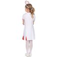 Déguisement d'infirmière pour fille - Blanc - Polyester - Carnaval ou fête déguisée-2