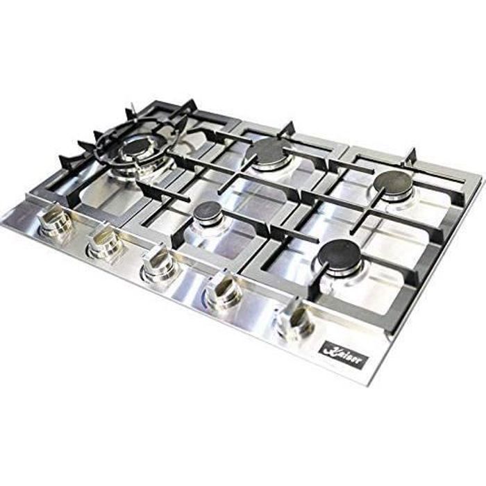 Kaiser KG 9357 Turbo, Plaque de cuisson à gaz 90 cm, En acier