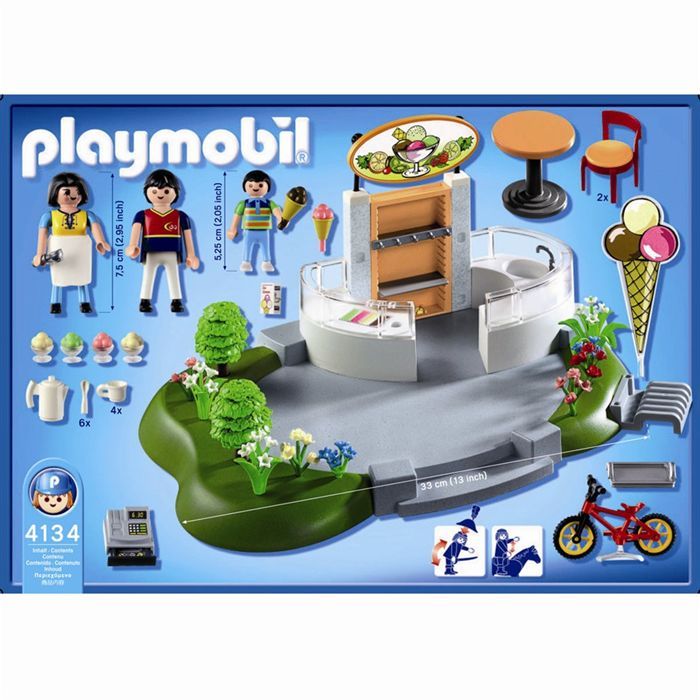 PLAYMOBIL 4134 Superset Marchand de glaces Cdiscount Jeux Jouets