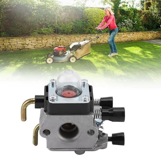 Carburateur MCHNIC Pour Stihl FS 38 45 55 75 80 85 - Avec Filtre à Air Et Tuyau Essence - Remplace 4140 120 0614