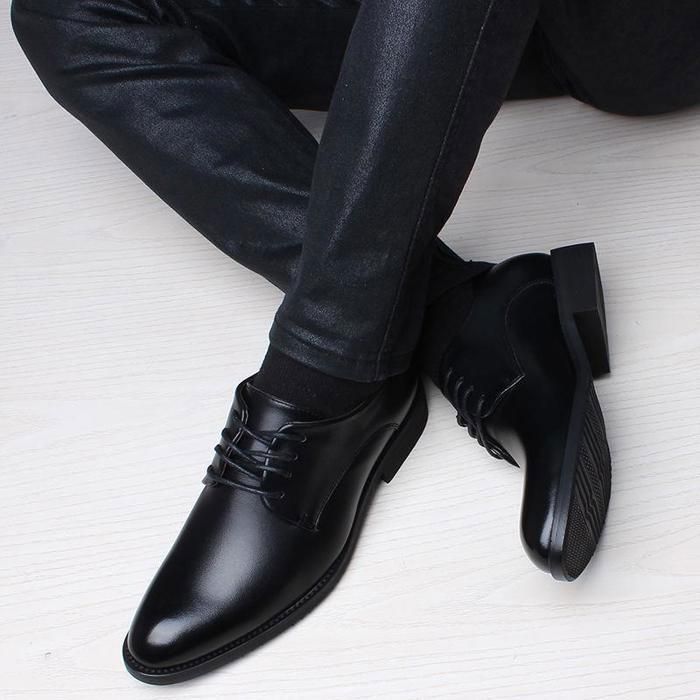 Bottines Chelsea Homme En Cuir Véritable - Chaussures Formelles Et Décontractées - Semelle Caoutchouc