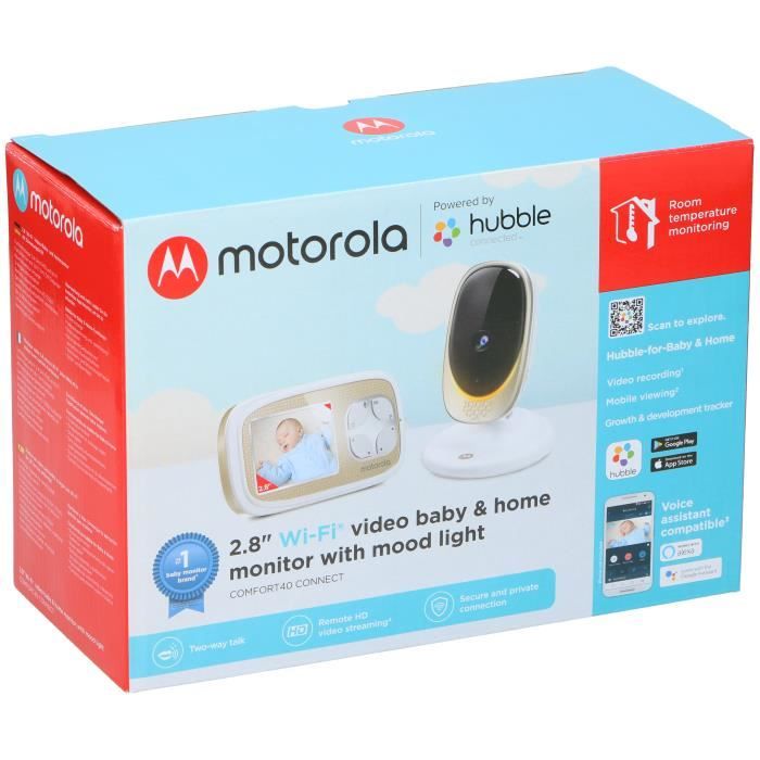 Motorola Comfort 40 Babyphone Vid o Connect Avec cran 2.8