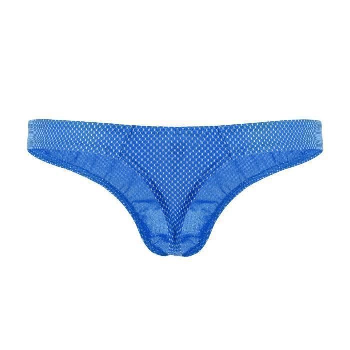 Strings De Sous Vetements Pour Hommes Sexy String Respirant Impression Personnalite Calecon 5 Bleu Cdiscount Pret a Porter