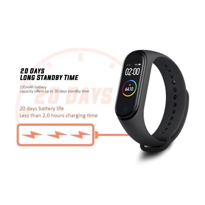 Xiaomi Mi Band 4 AMOLED écran couleur Wristband V5.0 Fitness intelligent  Regarder Get Band_MM3125 , - Achat/vente bracelet de montre - Cdiscount