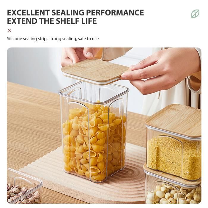 Boîte De Rangement Alimentaire Avec Couvercle Hermétique Et