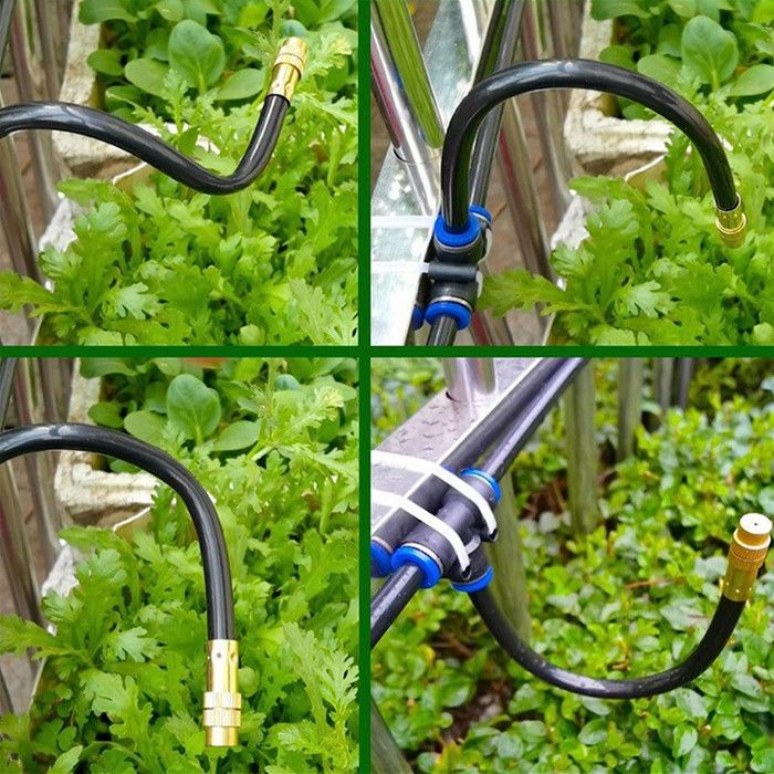 Système D'Arrosage Automatique Jardin 360° - Kit Irrigation Goutte à Goutte 20m Pour Serre, Potager Et Plates-Bandes