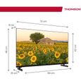 THOMSON 32HA2S13C - TV LED 32" (81 cm) - HD 1366x768 - Adaptateur 12V - Smart TV Android - 2x HDMI 1.4-5