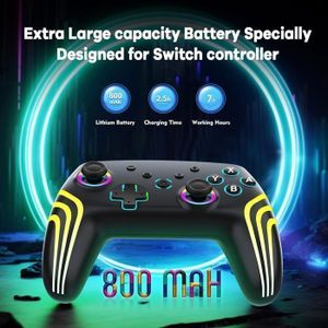 Ensemble Caoutchoucs Touches (9pcs) Manette Pro Pour Nintendo Switch