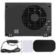 Climatiseur portable 12V– Réservoir d'eau, 2 vitesses, silencieux – Pour voiture, camping – Noir