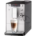 Machine à café expresso avec broyeur MELITTA Solo® & Perfect Milk E957-203 - Argent - 15 bars - 1400 Watts-0