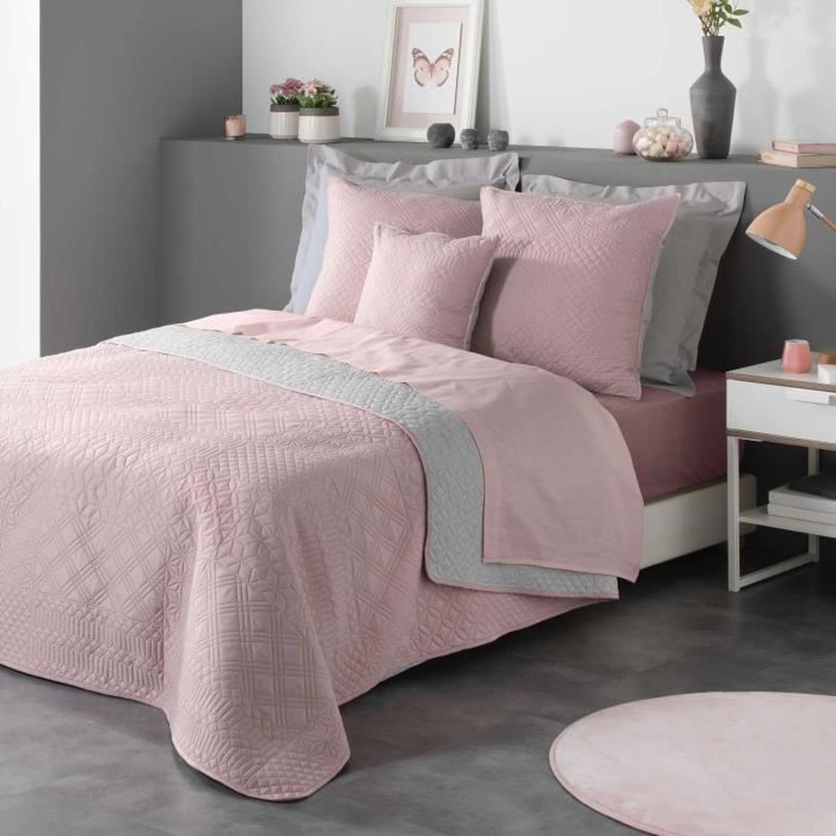 Couvre Lit Rose Moderne Achat Vente Pas Cher