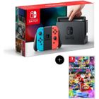 MOONMINI Console de salon - Nintendo - Switch - Joy-Con bleu néon / rouge néon - 32 Go - Mario Kart 8 Deluxe