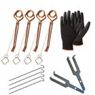 SPARIL Pièges A Taupes Putange X4, Campagnols, Rats Taupier. Anti Taupe. Accessoires Contre Les Rongeurs et nuisibles De Votre Jardin.