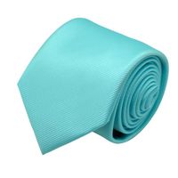 Attora - Cravate Classique Homme. Turquoise clair Strié