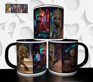 Mug Gardiens De La Galaxie Baby Groot - Céramique 325 Ml, Personnalisé, France