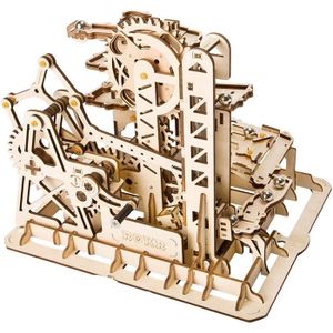 PUZZLE Maquette mécanique en Bois Puzzle 3D Marble Run Mé