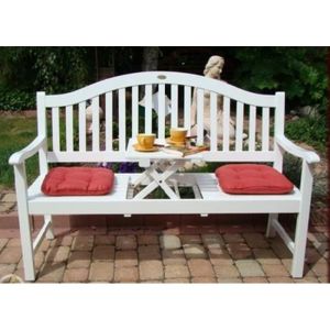 Salon De Jardin En Bois Blanc Singapur Achat Vente Banc D