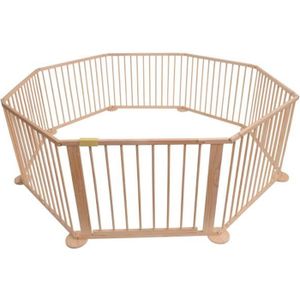 Parc Bebe Hexagonal Modulable En Bois 5 4m 6 Panneaux De 70x90 Cm Cdiscount Puericulture Eveil Bebe