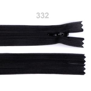 Fermeture 35 cm couleur noir séparable largeur 3.2 cm zip nylon
